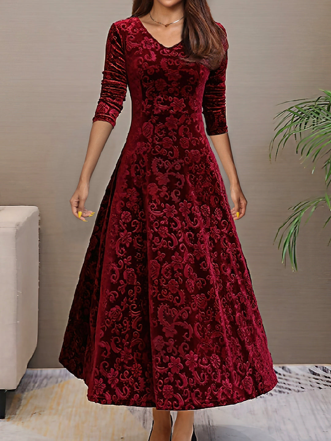 Denise | Velvet Elegance Dress