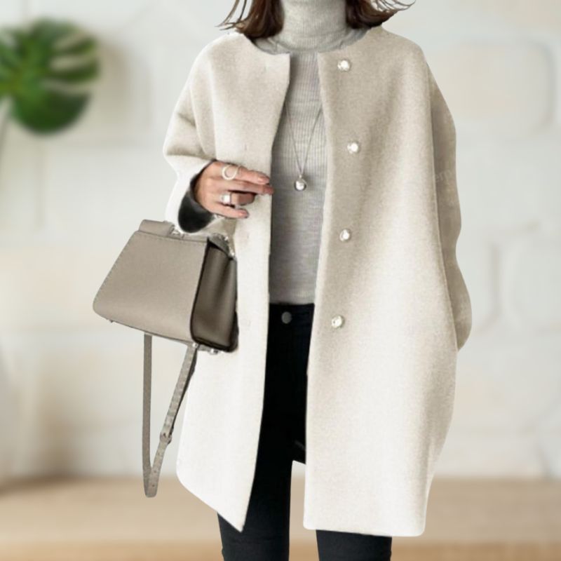Isabelle | Elegant wool blend coat