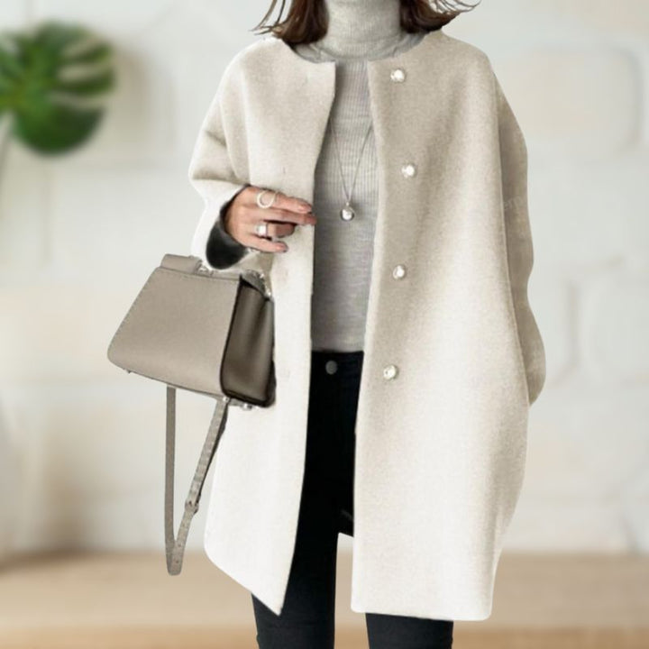 Isabelle | Elegant wool blend coat