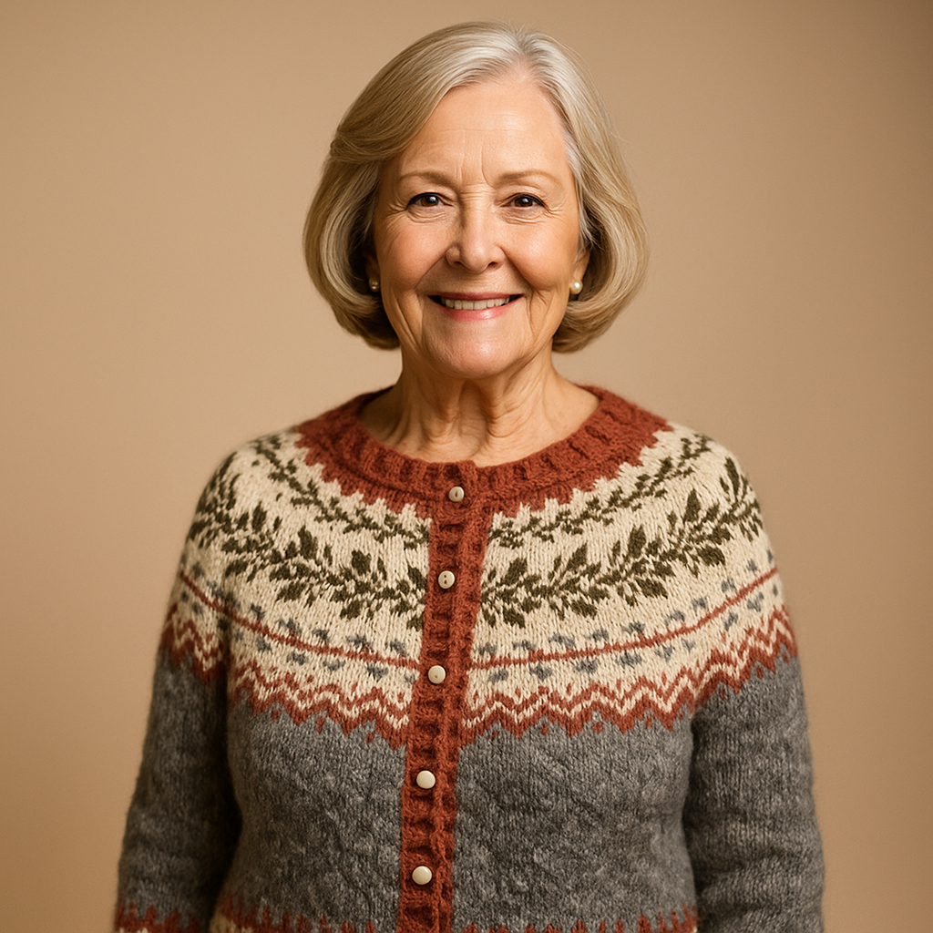 Oliver & Celine - Classic Icelandic Wool Cardigan