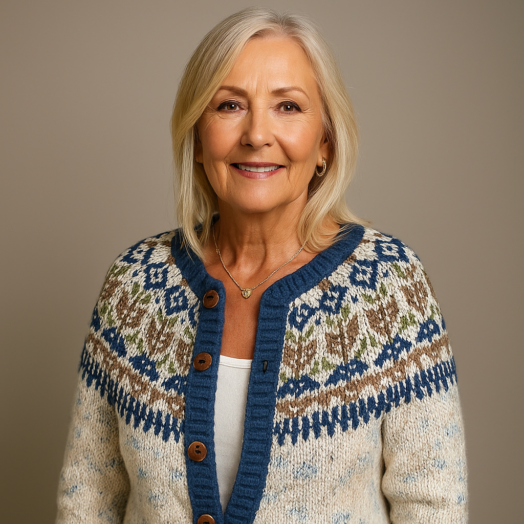 Oliver & Celine - Classic Icelandic Wool Cardigan