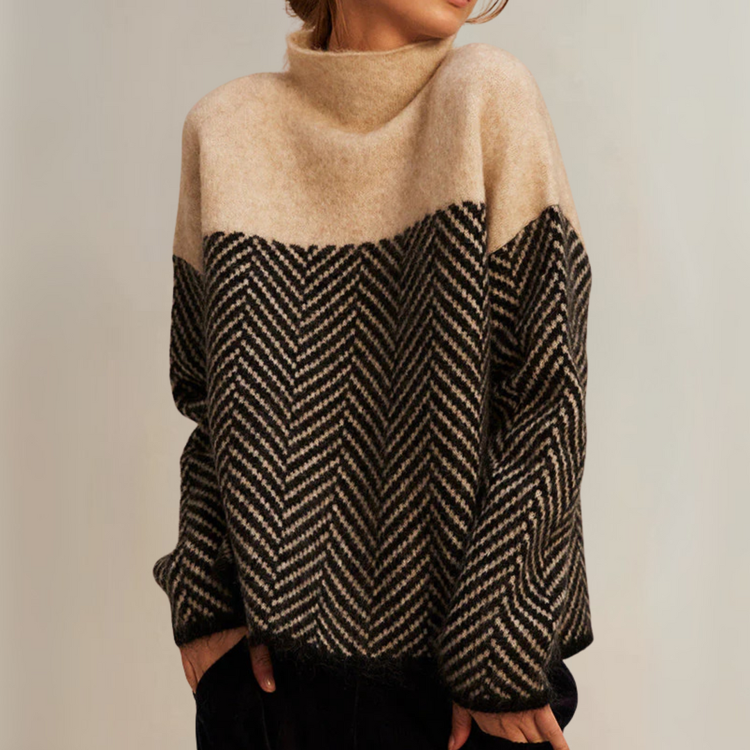 Malene | Cotton Turtleneck Sweater