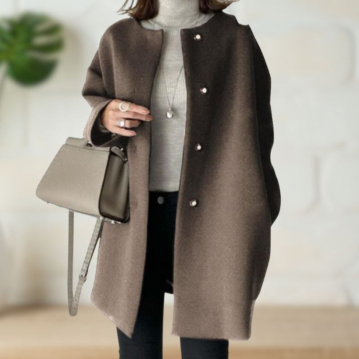 Isabelle | Elegant wool blend coat