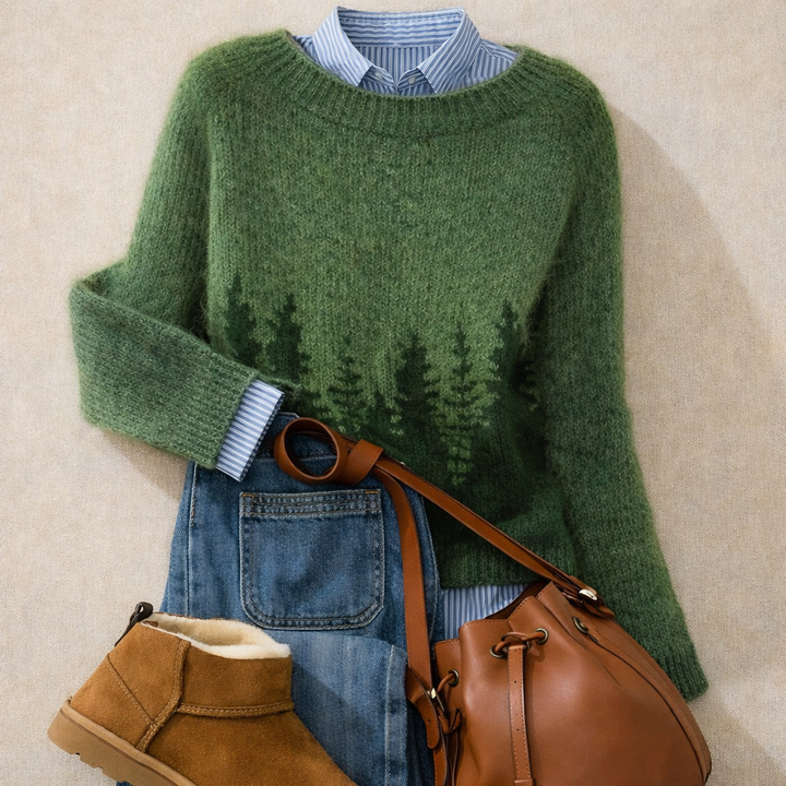 Silvia | Cozy Retro Sweater