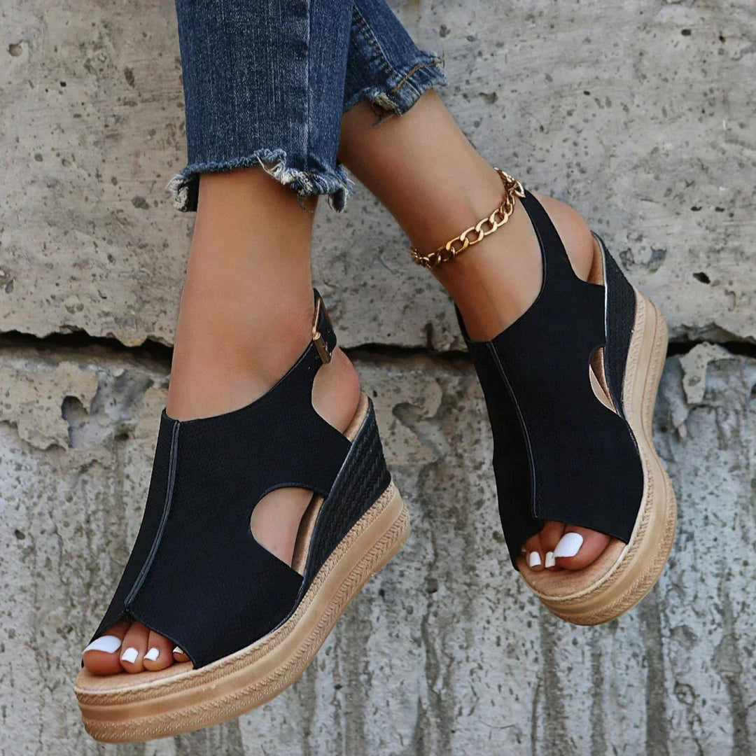 Marivelle - Relaxed Wedge Sandals