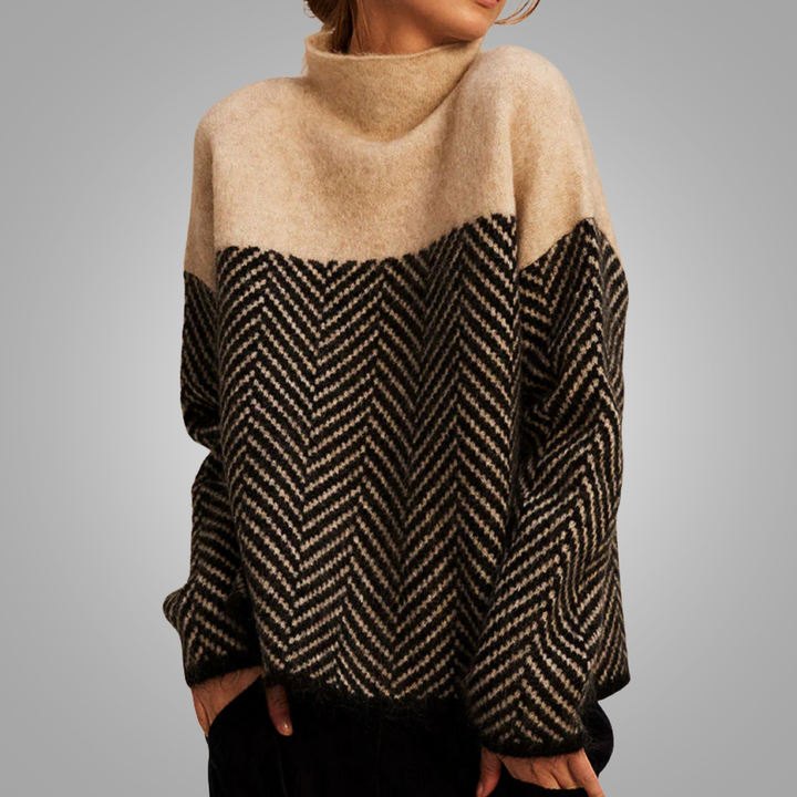 Malene | Cotton Turtleneck Sweater