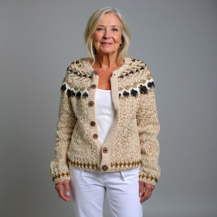 Oliver & Celine - Classic Icelandic Wool Cardigan