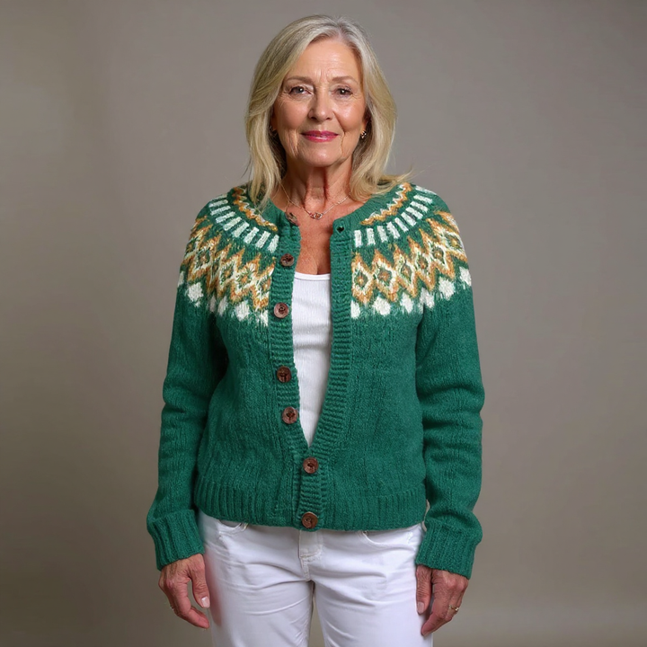 Oliver & Celine - Classic Icelandic Wool Cardigan