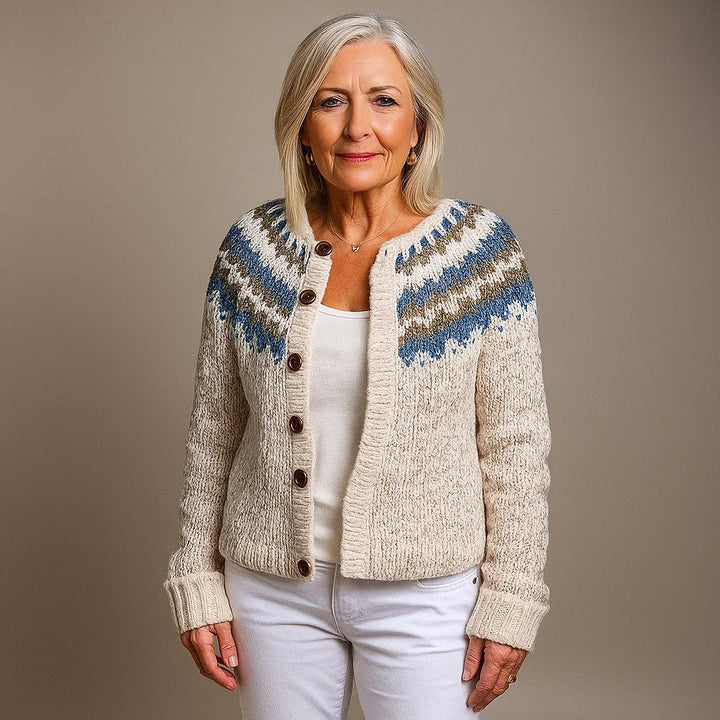 Oliver & Celine - Classic Icelandic Wool Cardigan