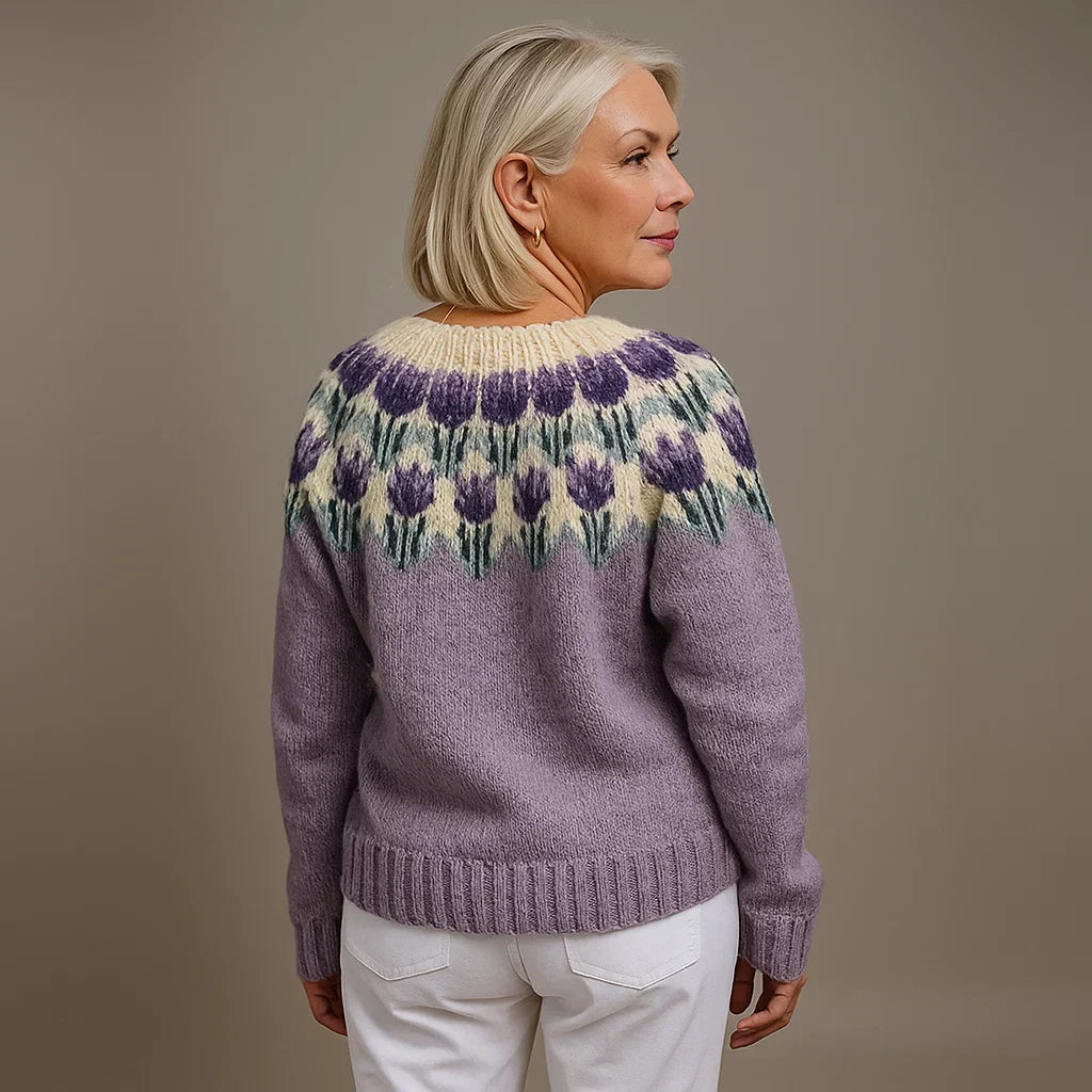 Oliver & Celine - Classic Icelandic Wool Vintage Cardigan