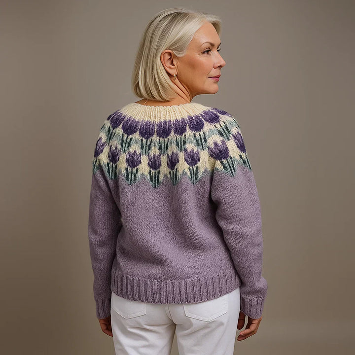 Oliver & Celine - Classic Icelandic Wool Vintage Cardigan